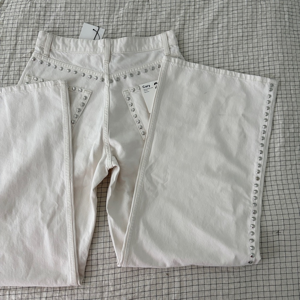 Reformation Cary Jeans BRAND NEW - Picture 5 of 11